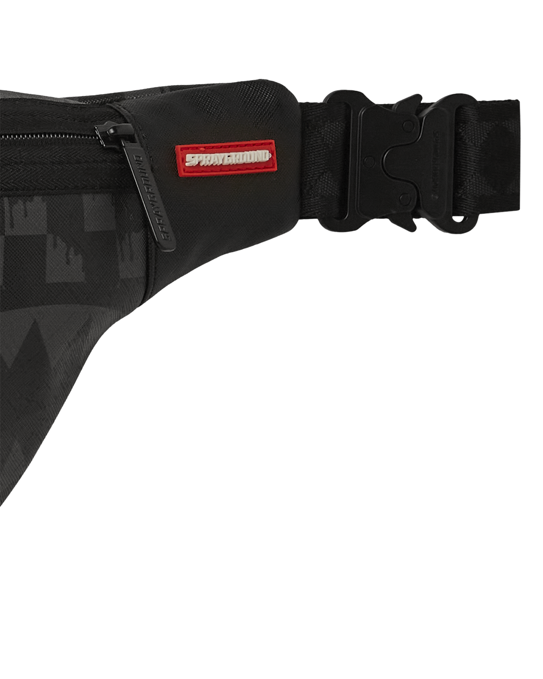 SPRAYGROUND Hangover Drip Check Crossbody Bag - Grey