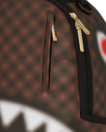 SPRAYGROUND Sharks In Paris Blur Backpack - Brown