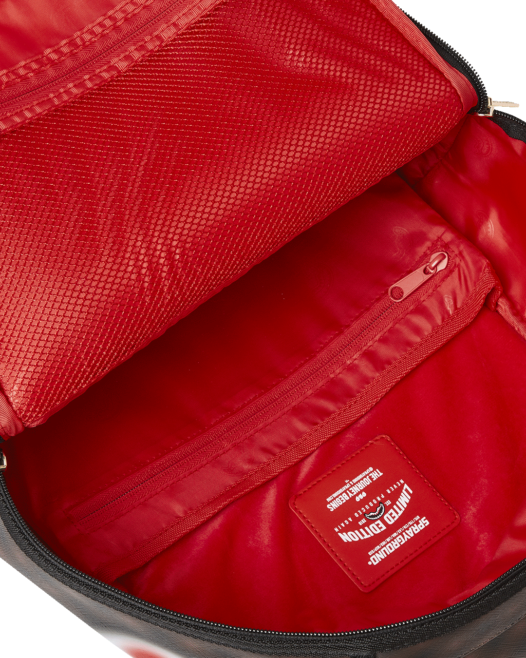 SPRAYGROUND Sharks In Paris Blur Backpack - Brown