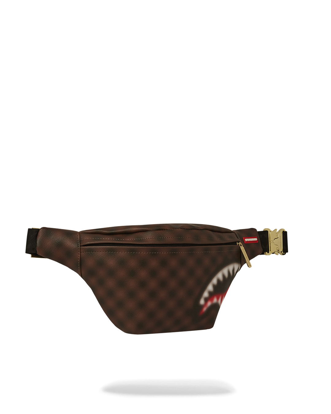 SPRAYGROUND Sharks In Paris Blur Savvy Crossbody Bag - Brown