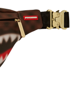 SPRAYGROUND Sharks In Paris Blur Savvy Crossbody Bag - Brown